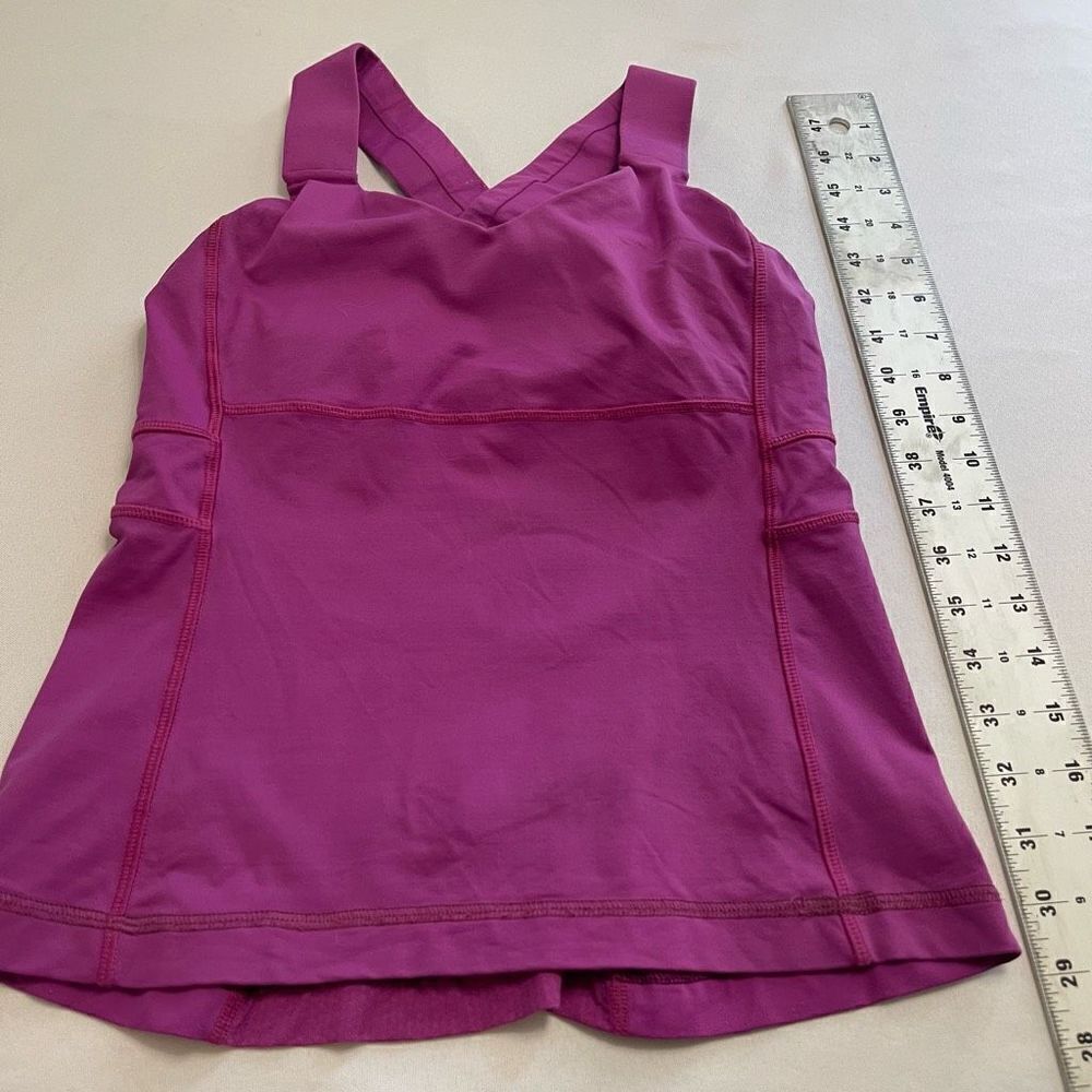 Lululemon Purple Swift Tank Top Size 6 - Picture 3 of 7